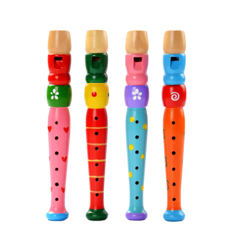 Musical Instrument Fagot - Flauta de madera colorida para niños,