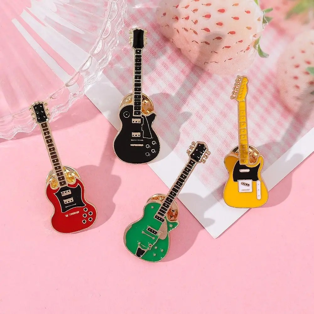 Musical Instrument Jewelry - 1/2/4 Uds. Broche de guitarra de