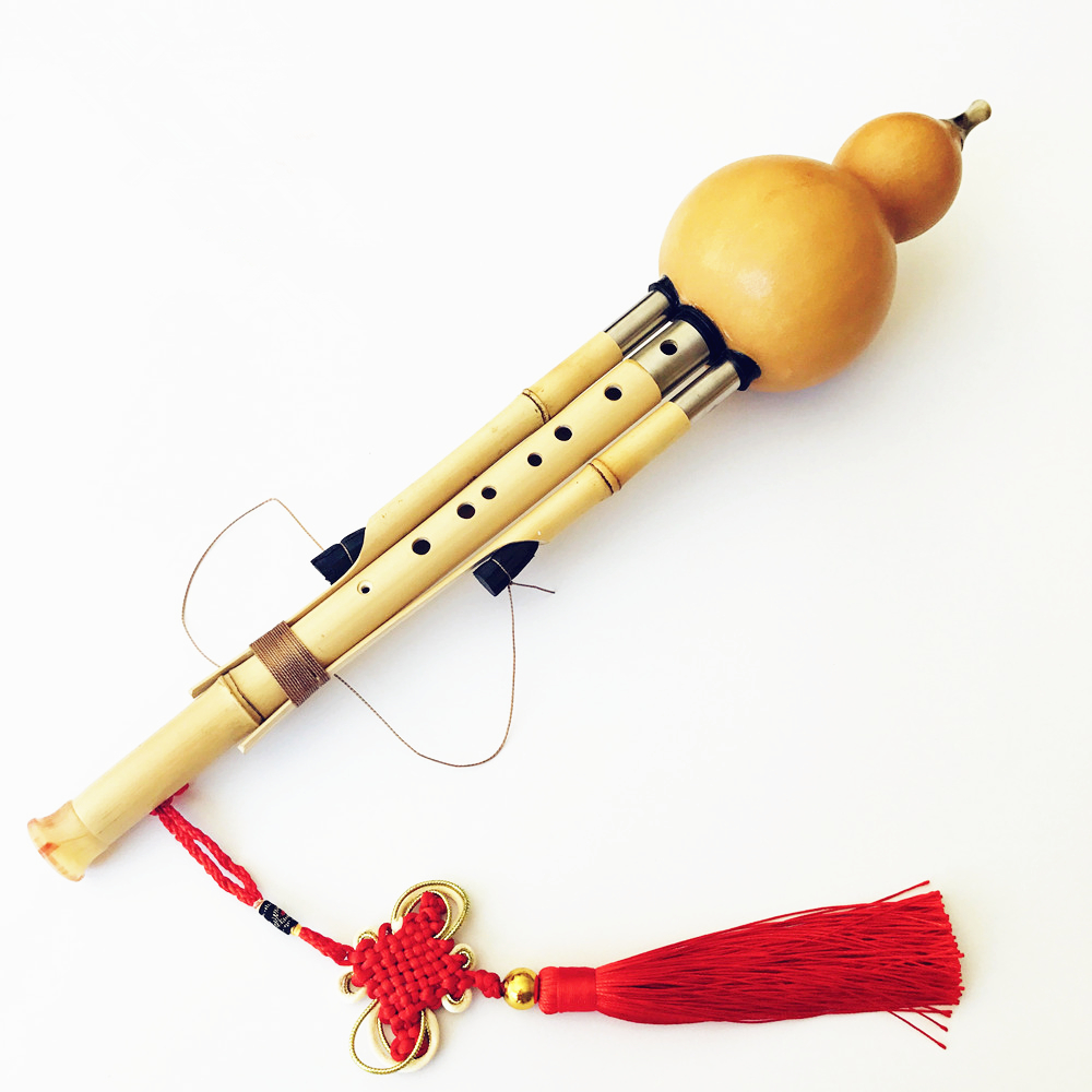 Musical Instrument In Chinese - Hulusi-Flauta Cucurbit de calabaza de bambú