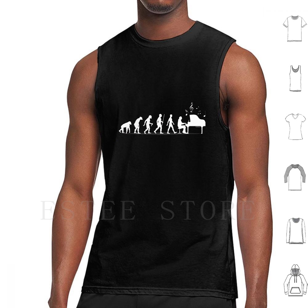 The History Of Musical Instrument - Camisetas sin mangas de evolución de