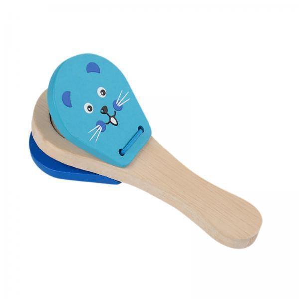 Musical Instrument Clapper - Castañuelas de Madera, Instrumento de Percusión