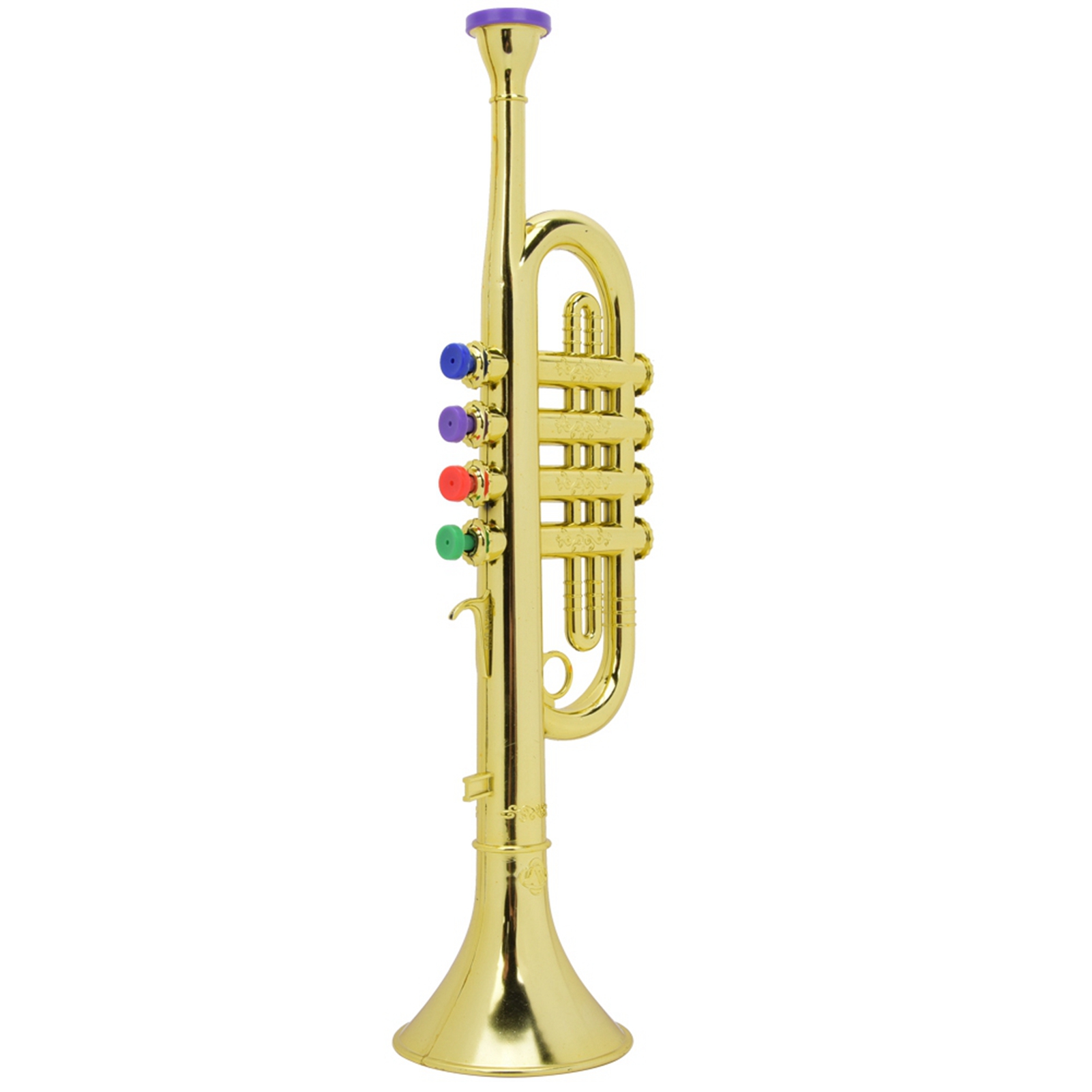 Musical Instrument Fagot - Trompeta Infantil de Plástico Dorado, Juguete