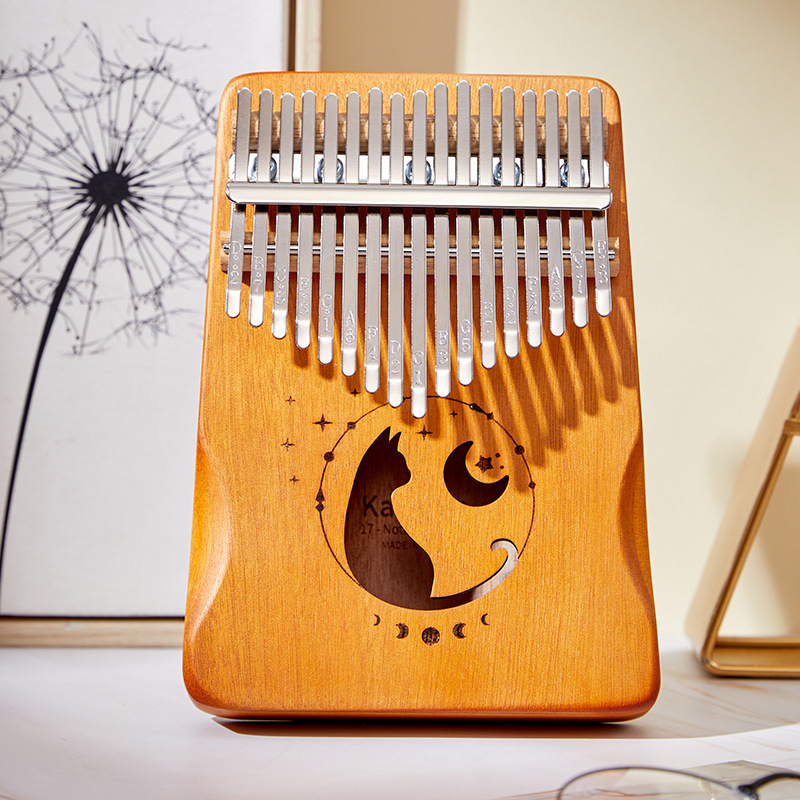 A Musical Instrument With Keys - Kalimba de 17 teclas, diseño de