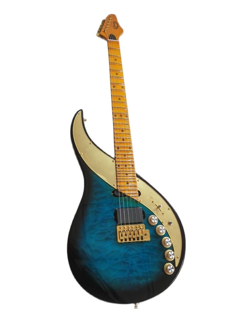 Musical Instrument Logo - Guitarra Eléctrica Sky III, diapasón de