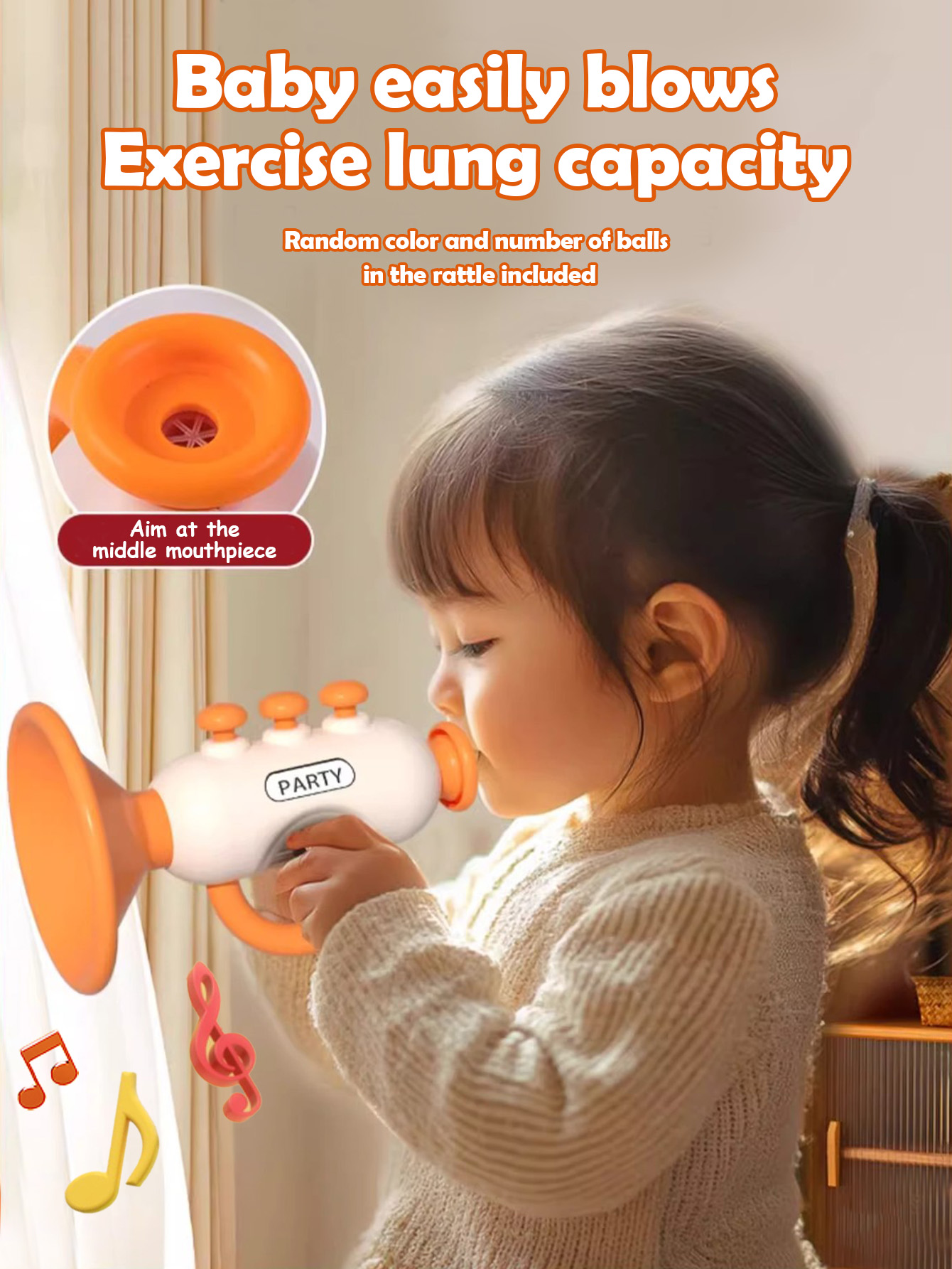 Trompeta de juguete para niños - Musical Instrument Fagot reseña y precio