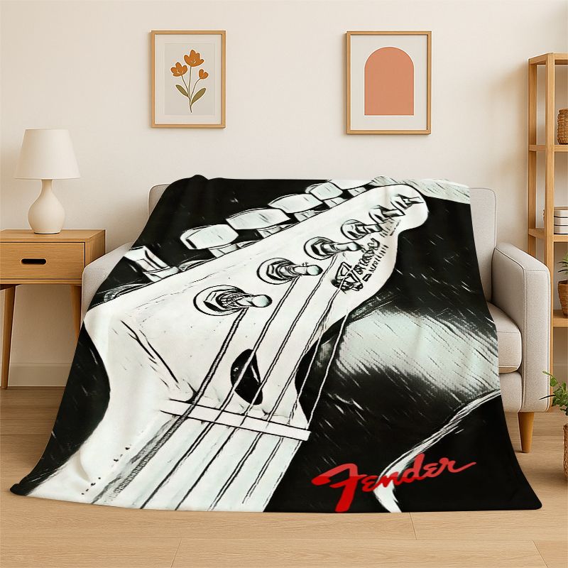 Manta de Franela Suave con Log - Musical Instrument Logo reseña y precio