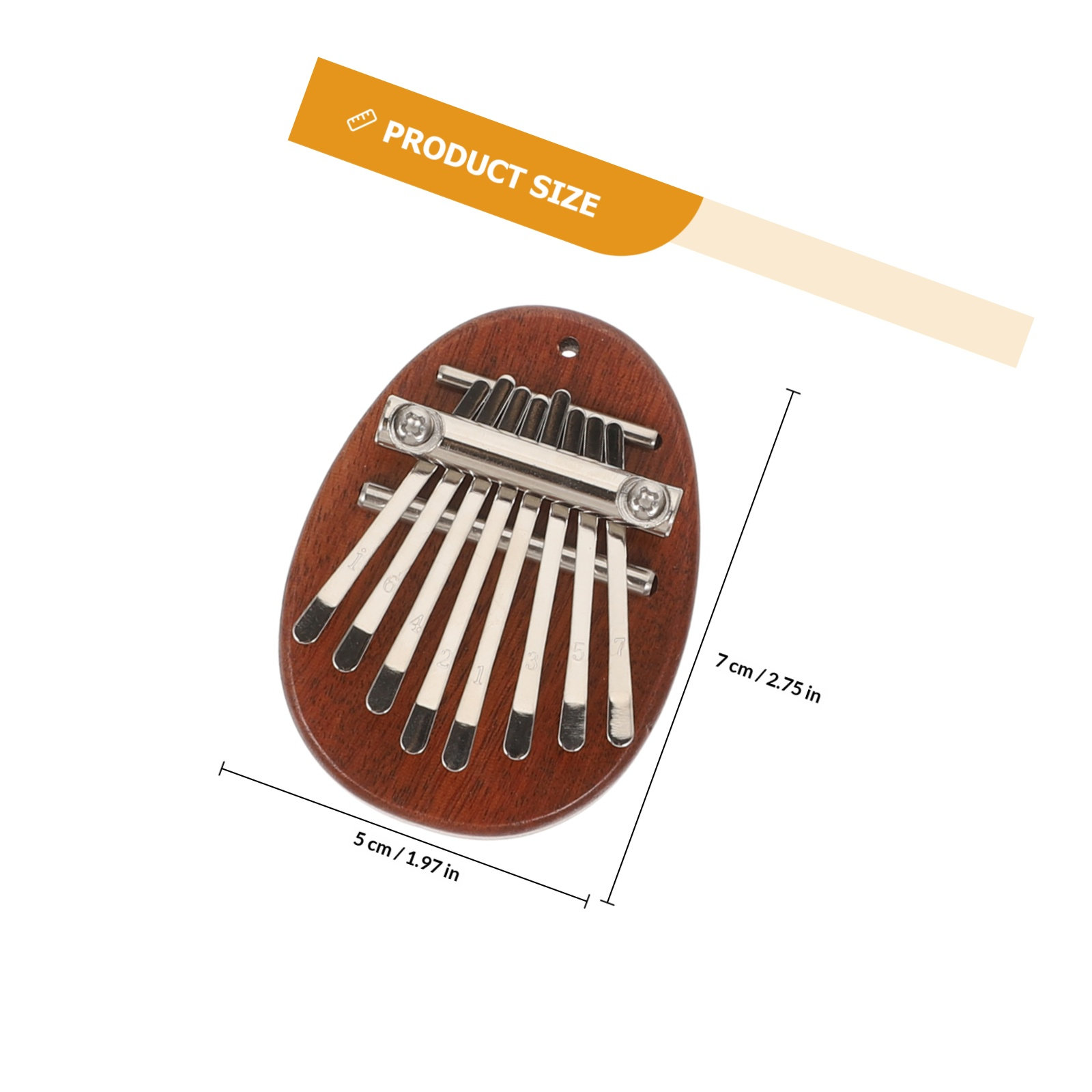 Mini Kalimba de Madera de 8 Te - A Musical Instrument With Keys reseña y precio
