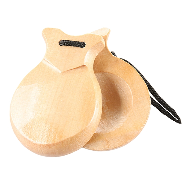 Castanets españoles de madera  - Musical Instrument Clapper reseña y precio