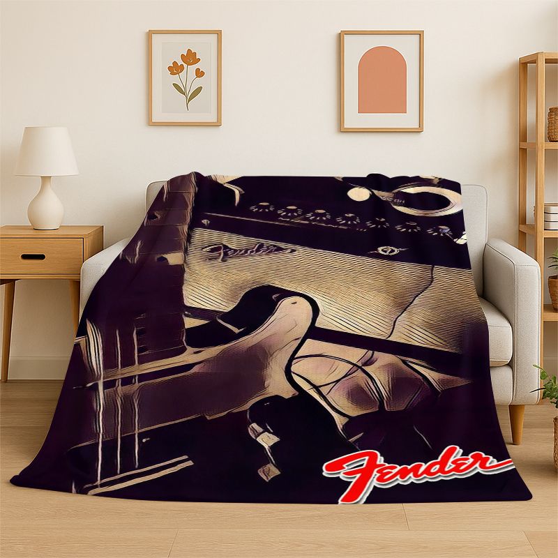 Manta de Franela Suave con Log - Musical Instrument Logo reseña y precio