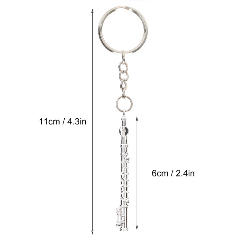 Llavero de flauta, llavero de  - Musical Instrument Jewelry reseña y precio