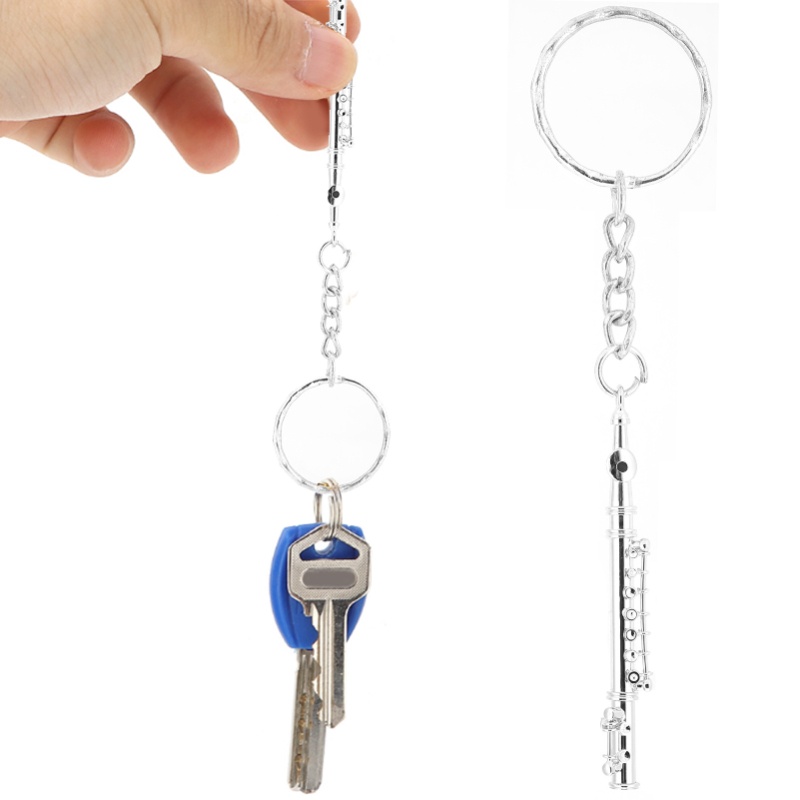 Llavero de flauta, llavero de  - Musical Instrument Jewelry reseña y precio