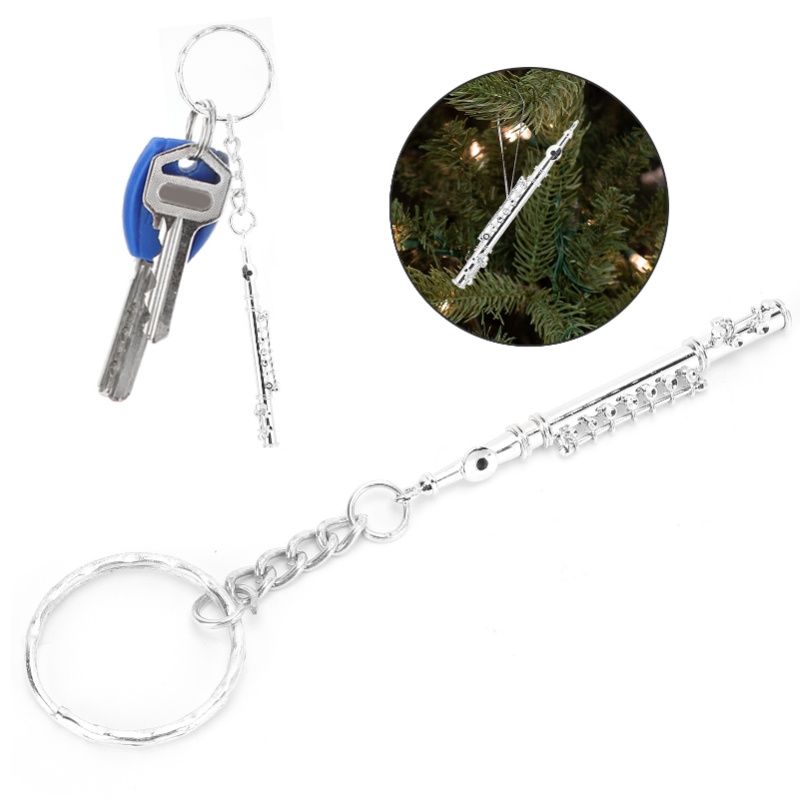 Llavero de flauta, llavero de  - Musical Instrument Jewelry reseña y precio