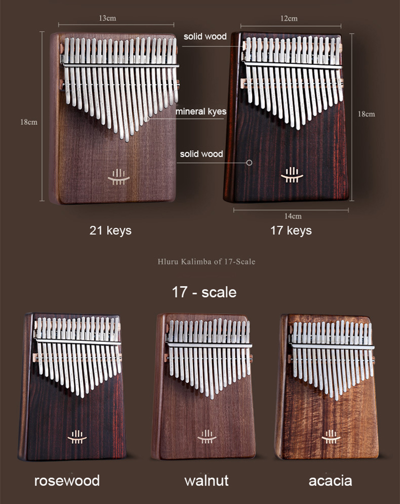 Hluru Kalimba de 17 teclas con - A Musical Instrument With Keys reseña y precio