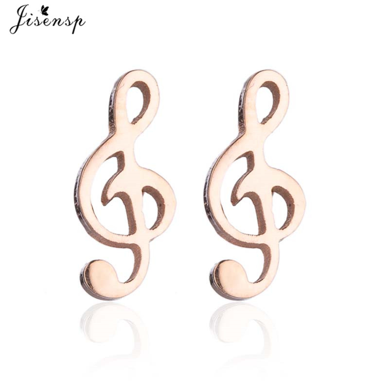 Pendientes de Acero Inoxidable - Musical Instruments Cartoon reseña y precio