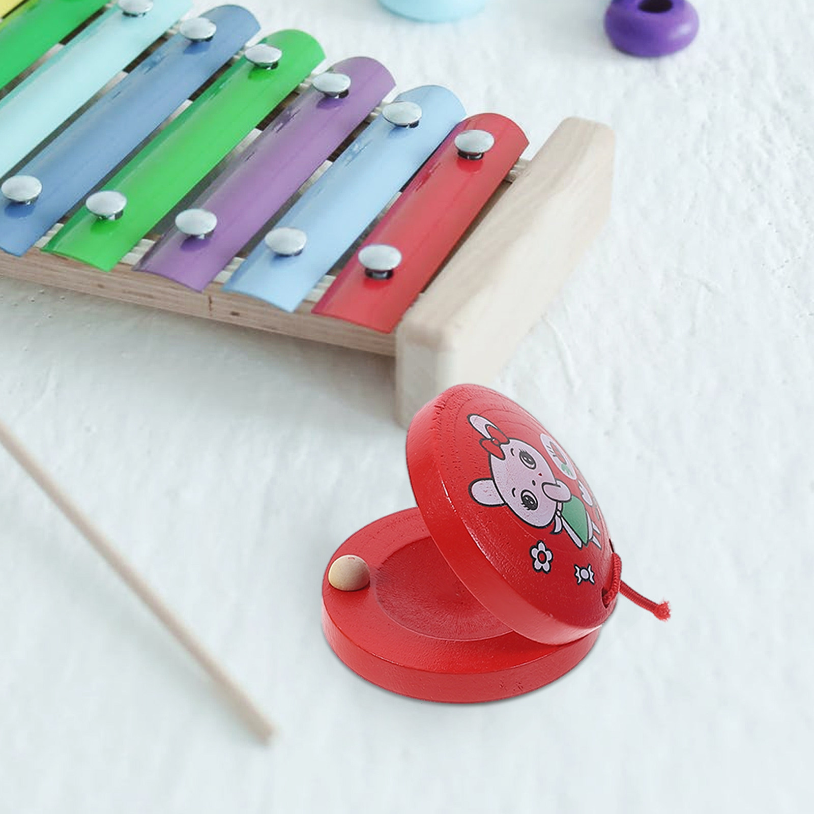Castanetas de animales para ed - Musical Instruments Cartoon reseña y precio