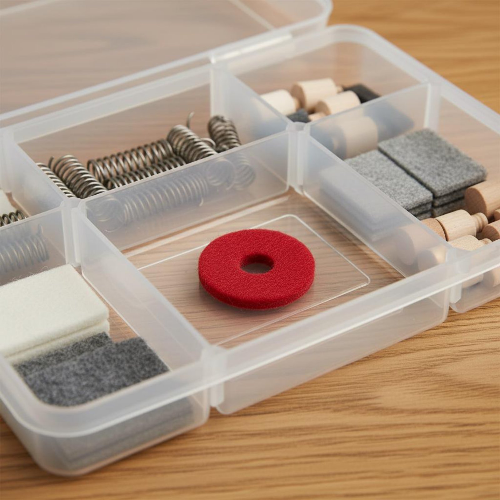 Almohadilla de fieltro roja pe - A Musical Instrument With Keys reseña y precio