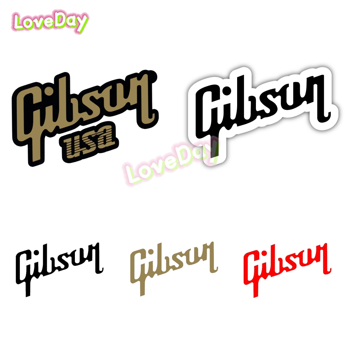 Gibson Logo pegatina vinilo gu - Musical Instrument Logo reseña y precio