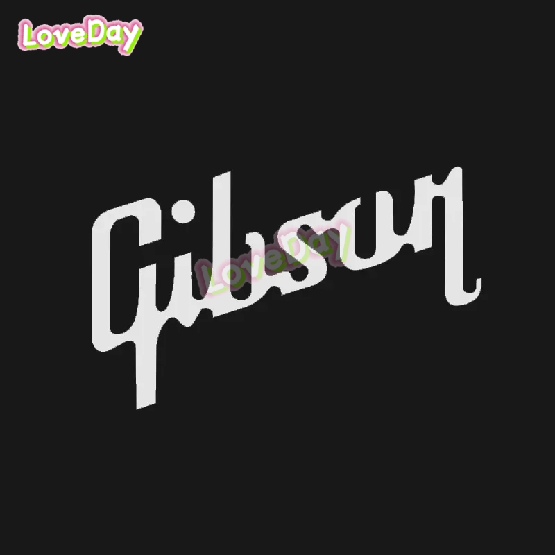 Gibson Logo pegatina vinilo gu - Musical Instrument Logo reseña y precio
