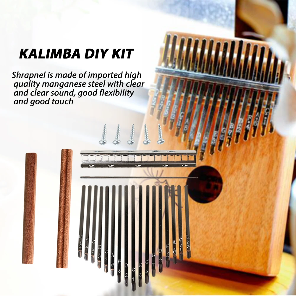 DIY 17 tonos Kalimba llaves ju - A Musical Instrument With Keys reseña y precio