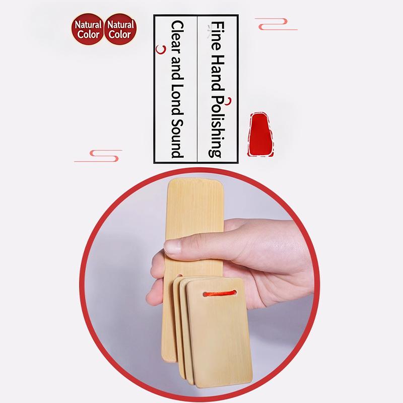 Juguetes de bambú natural para - Musical Instrument Clapper reseña y precio