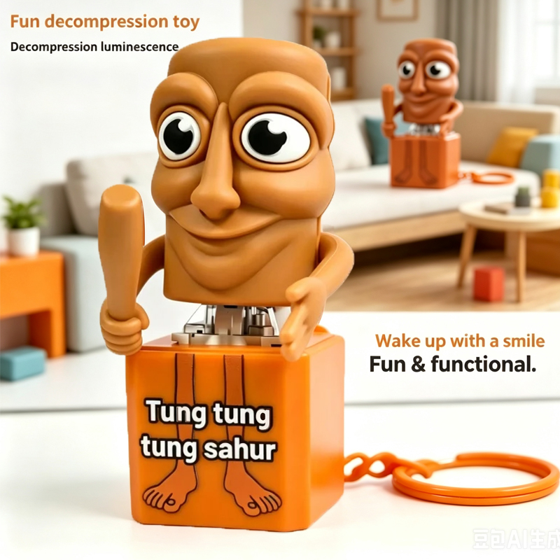 Nuevo Llavero Tung Tung Tung S - Musical Instrument Gong reseña y precio