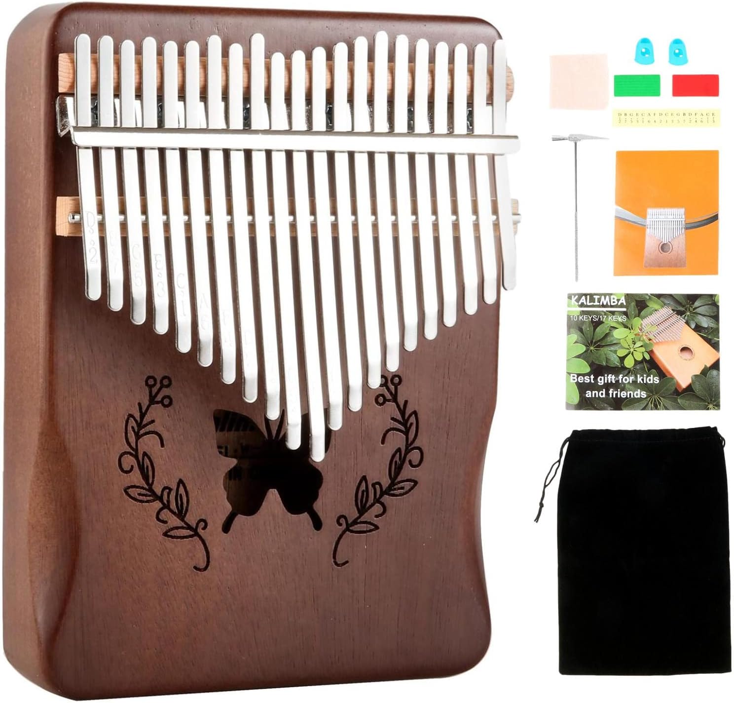 Kalimba, Piano de Pulgar de 21 - A Musical Instrument With Keys reseña y precio