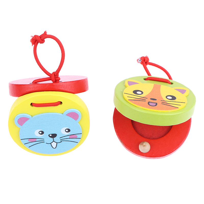 1 ud. de castañuelas de madera - Musical Instruments Cartoon reseña y precio